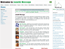 Tablet Screenshot of janathimessage.co.uk